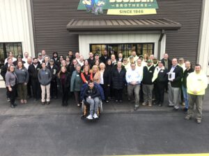our team outside of our offices in delaware